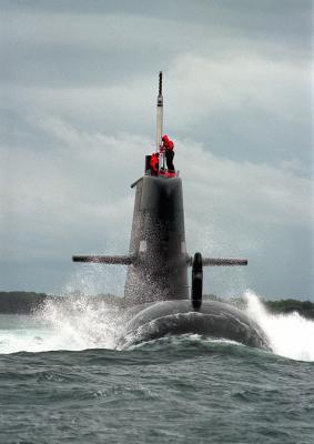 A Collins Class submarine